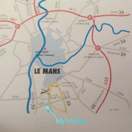 Chambres Le Mans 24 Heures อาร์นาจ ภายนอก รูปภาพ