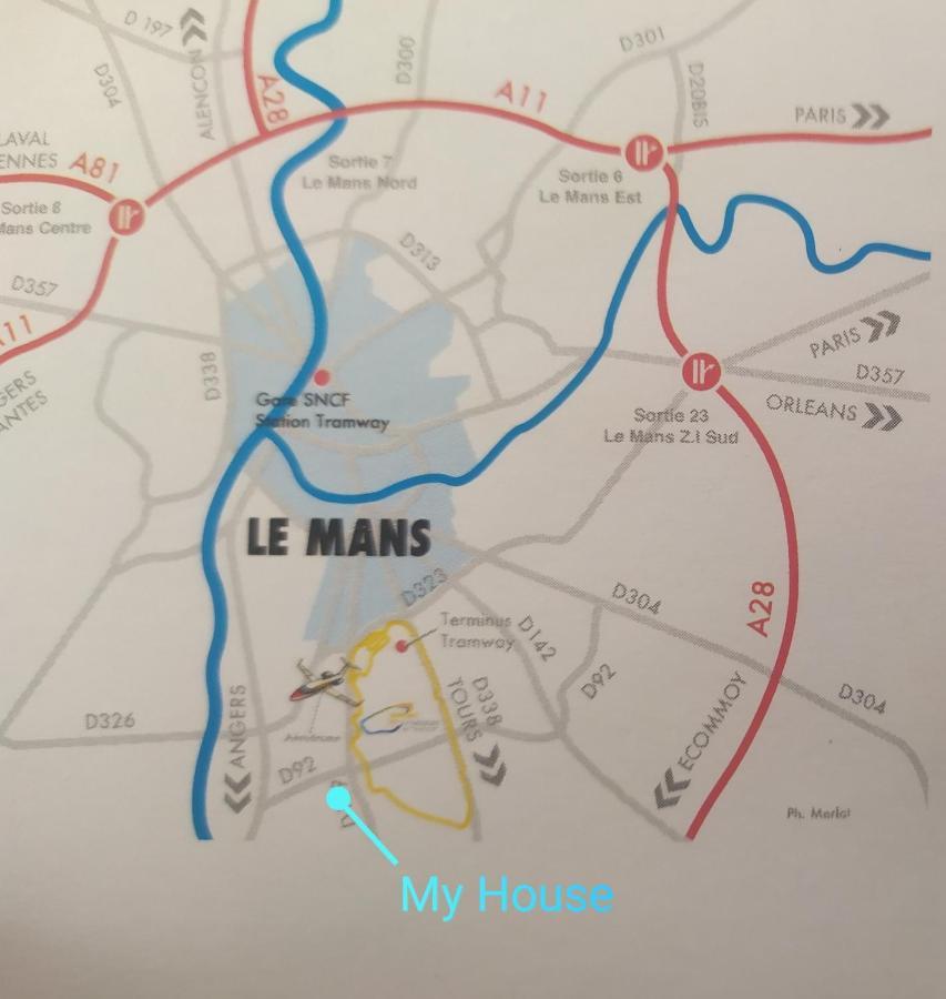 Chambres Le Mans 24 Heures อาร์นาจ ภายนอก รูปภาพ